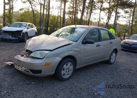 2007 Ford Focus S/Se/Ses z USA, uszkodzony, nr VIN 1FAFP34N77W135437